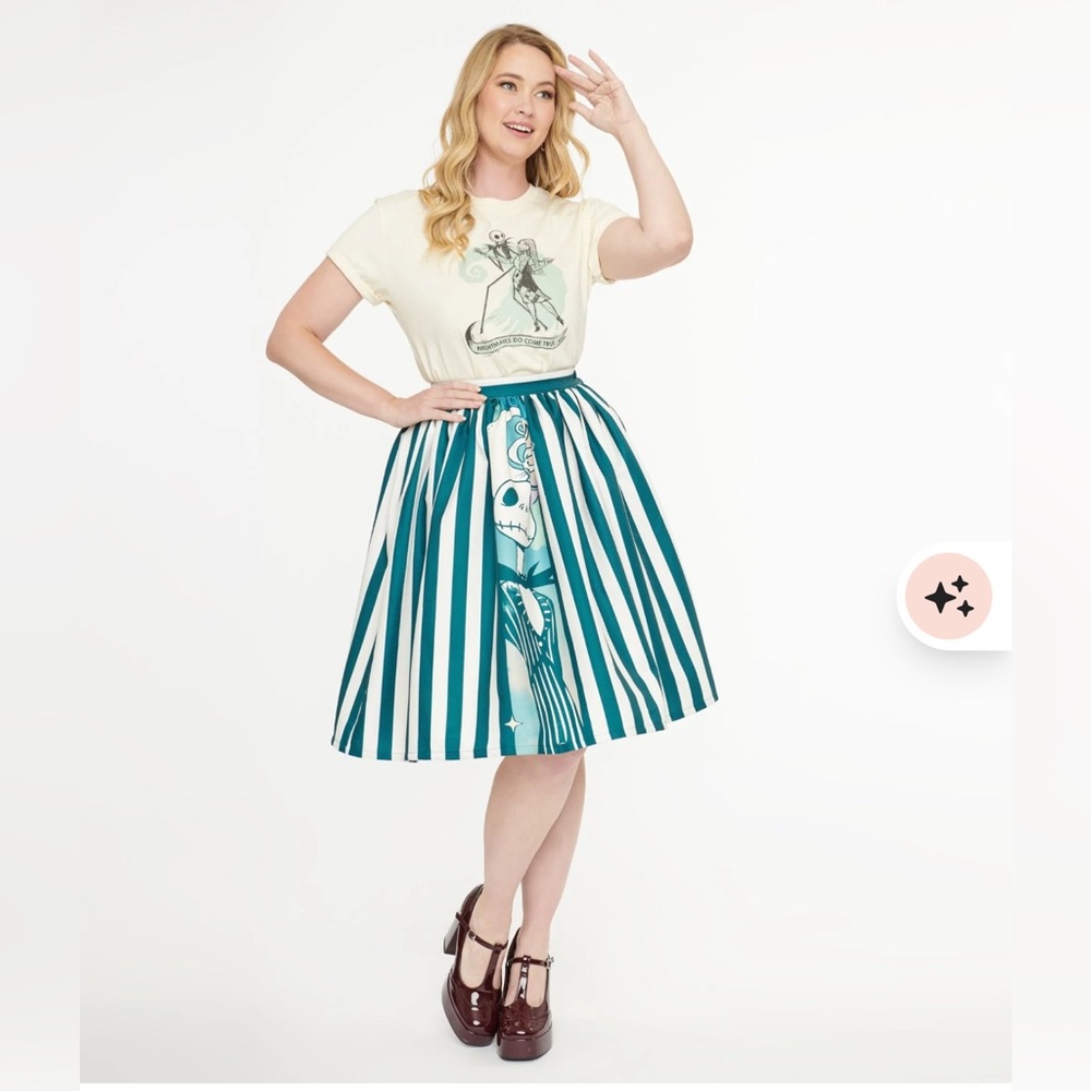 Unique Vintage NWTs Jack Skeleton skirt